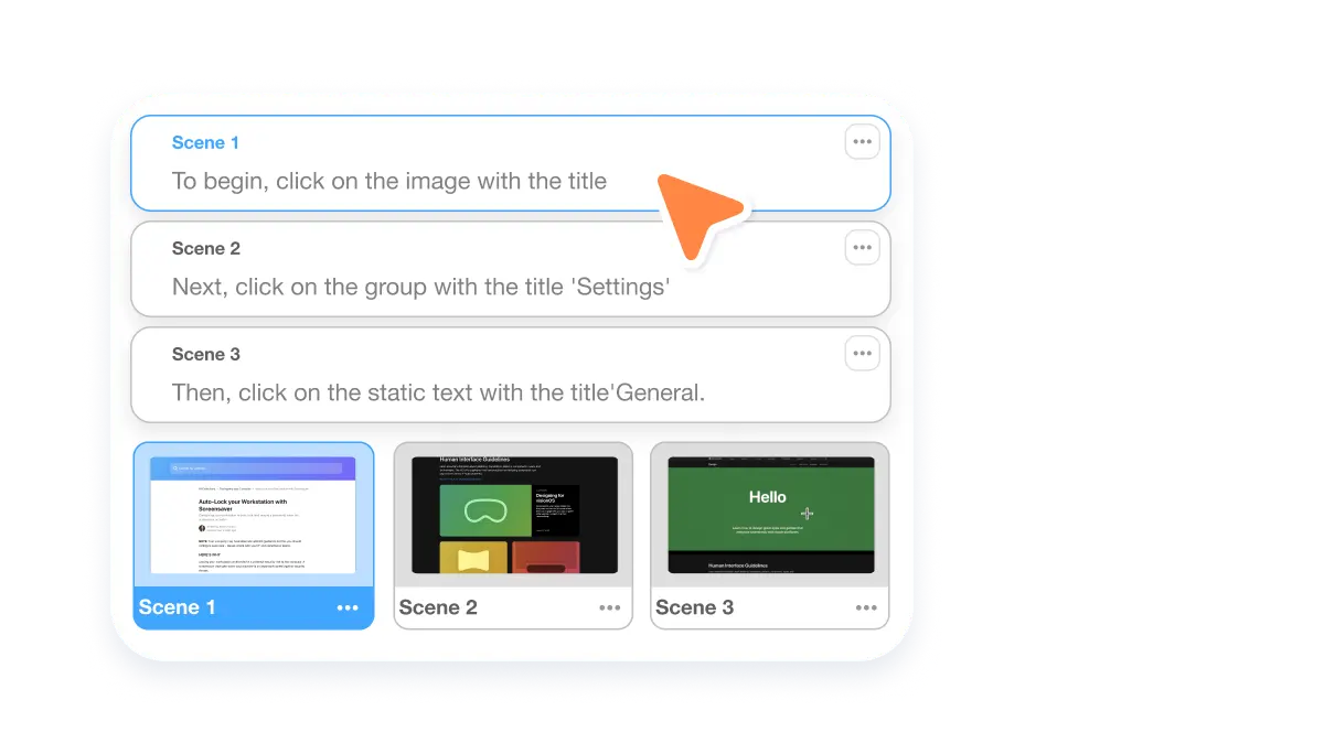 Visla AI Video Agent refining recorded steps with editing controls and adjustments